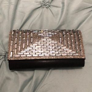 Black evening bag